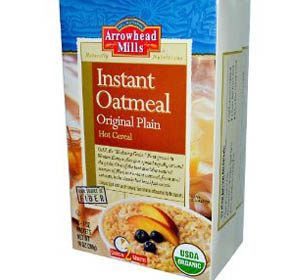 Arrowhead Mills instant oatmeal