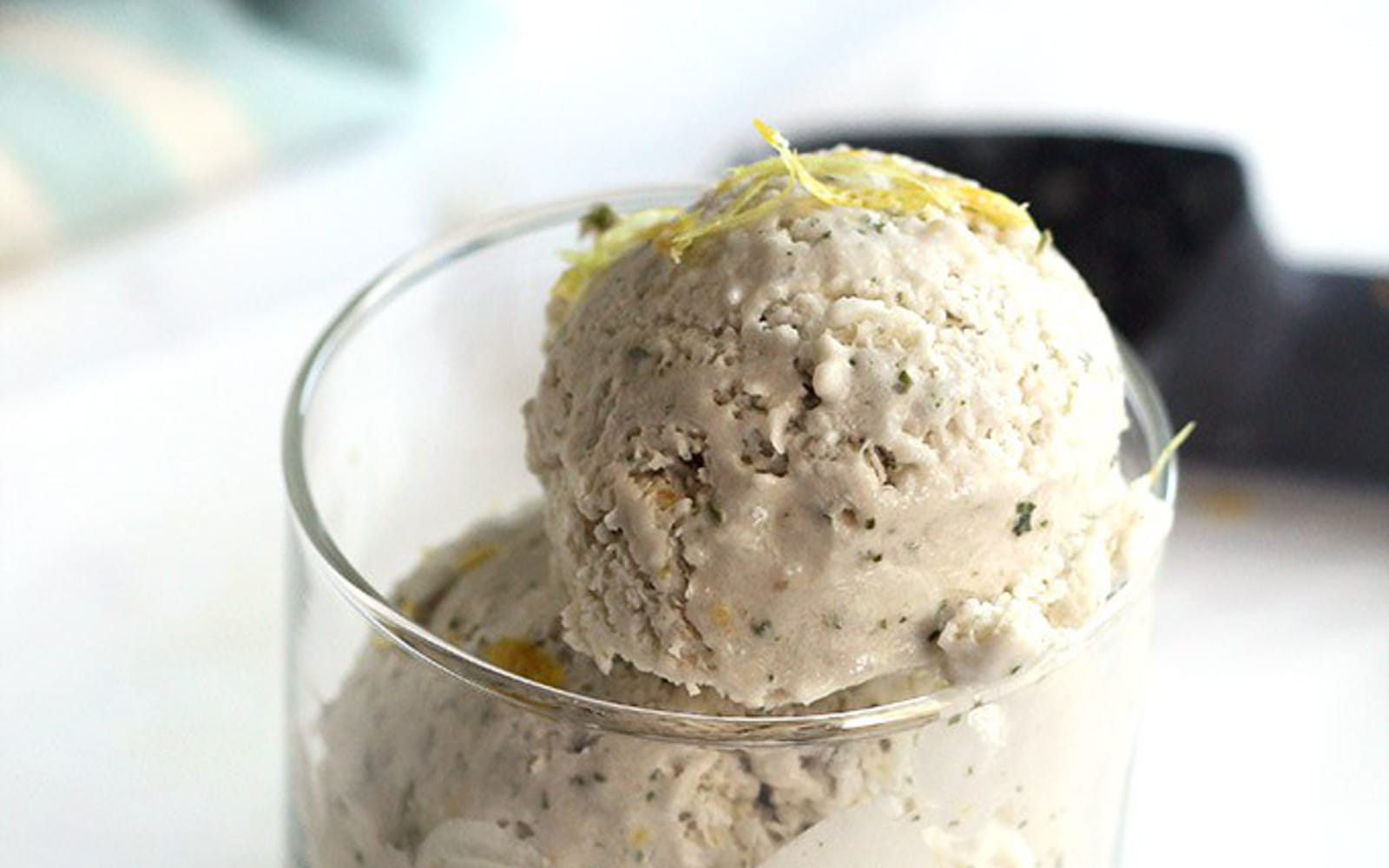 no-churn lemon mint ice cream