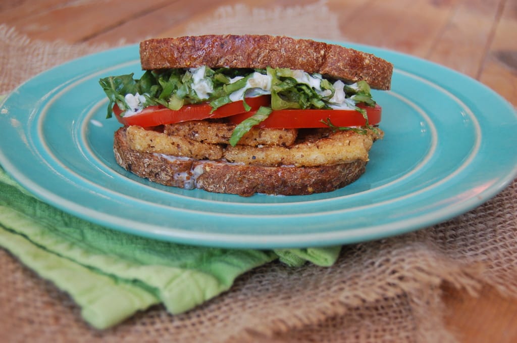 Breaded Vegan Fish Sandwich