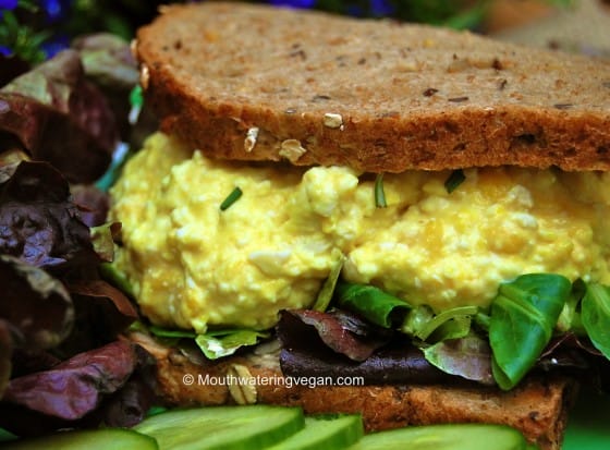 vegan egg sandwich