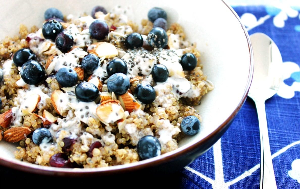 Quinoa breakfast bowl