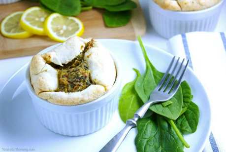 Spinach and Artichoke Soufflé [Vegan]