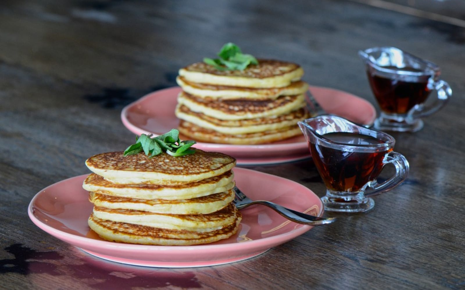 Easy Overnight Pancakes [Vegan, Oil-Free]
