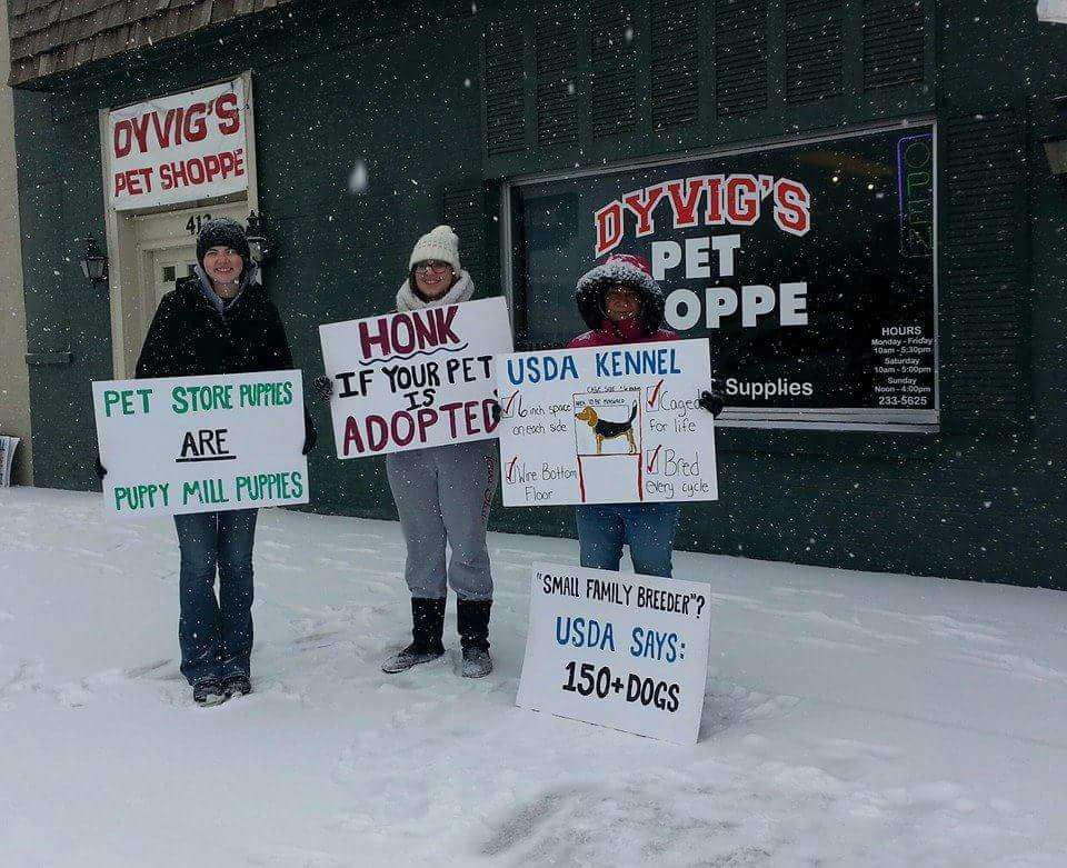 Why This Organization Staged a Month-Long Protest in Front Of a Pet Store