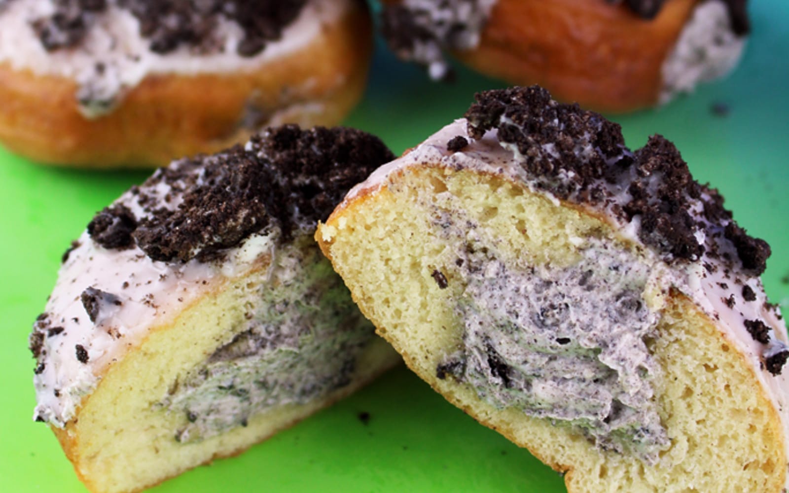 Oreo Cookies and Cream Donuts