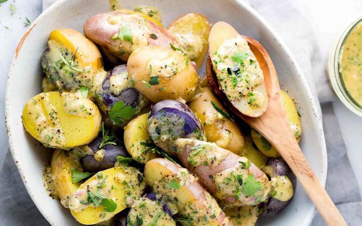 Fingerling Potato Salad With Lemon Herb Dressing b