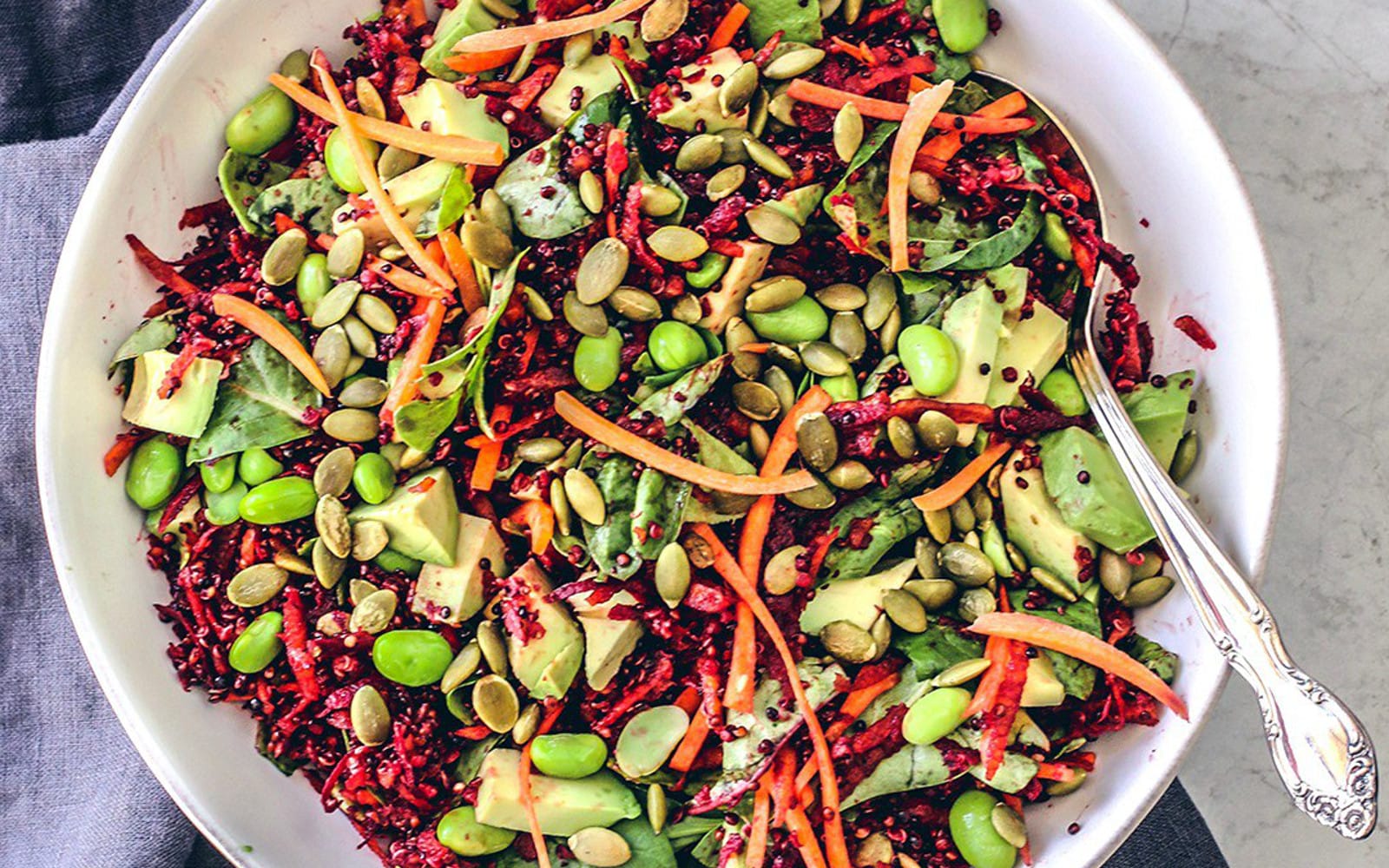 Bright Beet Salad With Quinoa and Toasted Pepitas