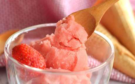 Roasted Strawberry and Watermelon Sorbet [Vegan, Gluten-Free]