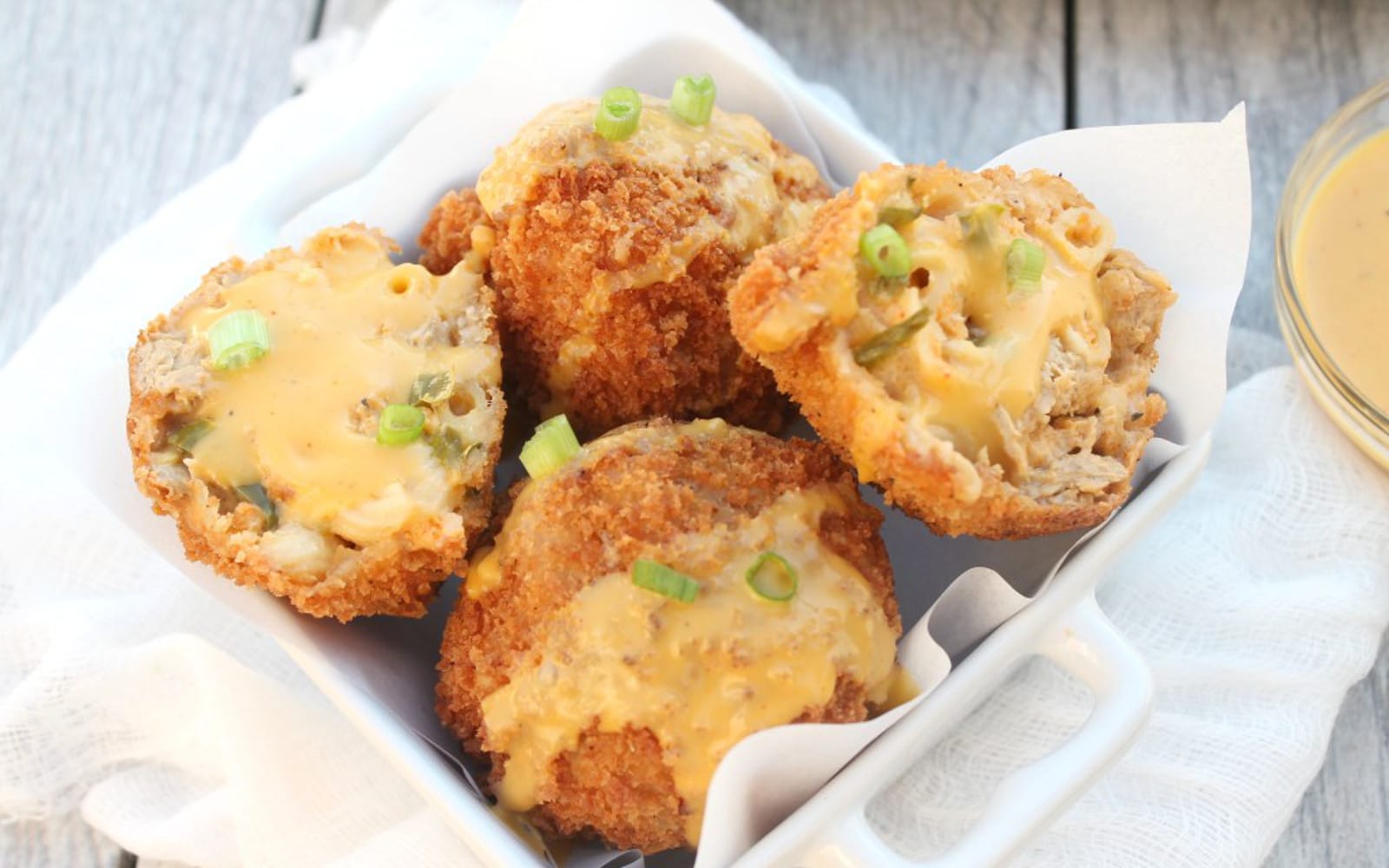 Fried Mac and 'Cheese' Balls