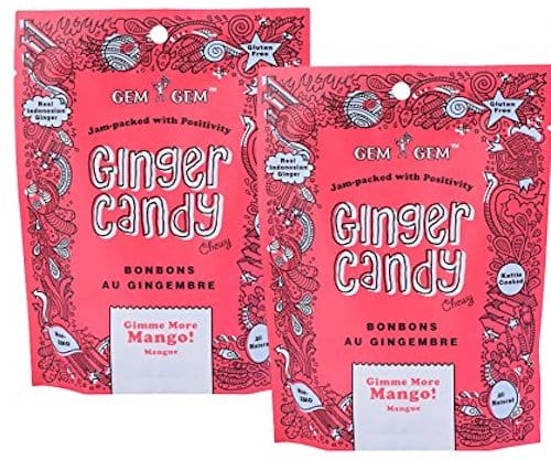 Ginger candy chews