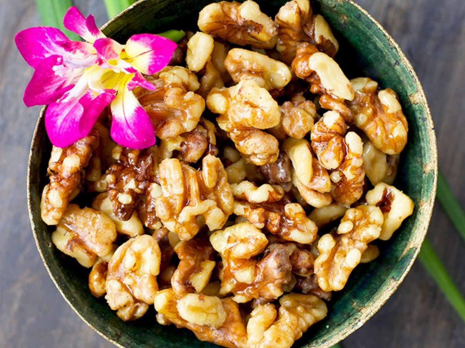Maple Caramelized Walnuts