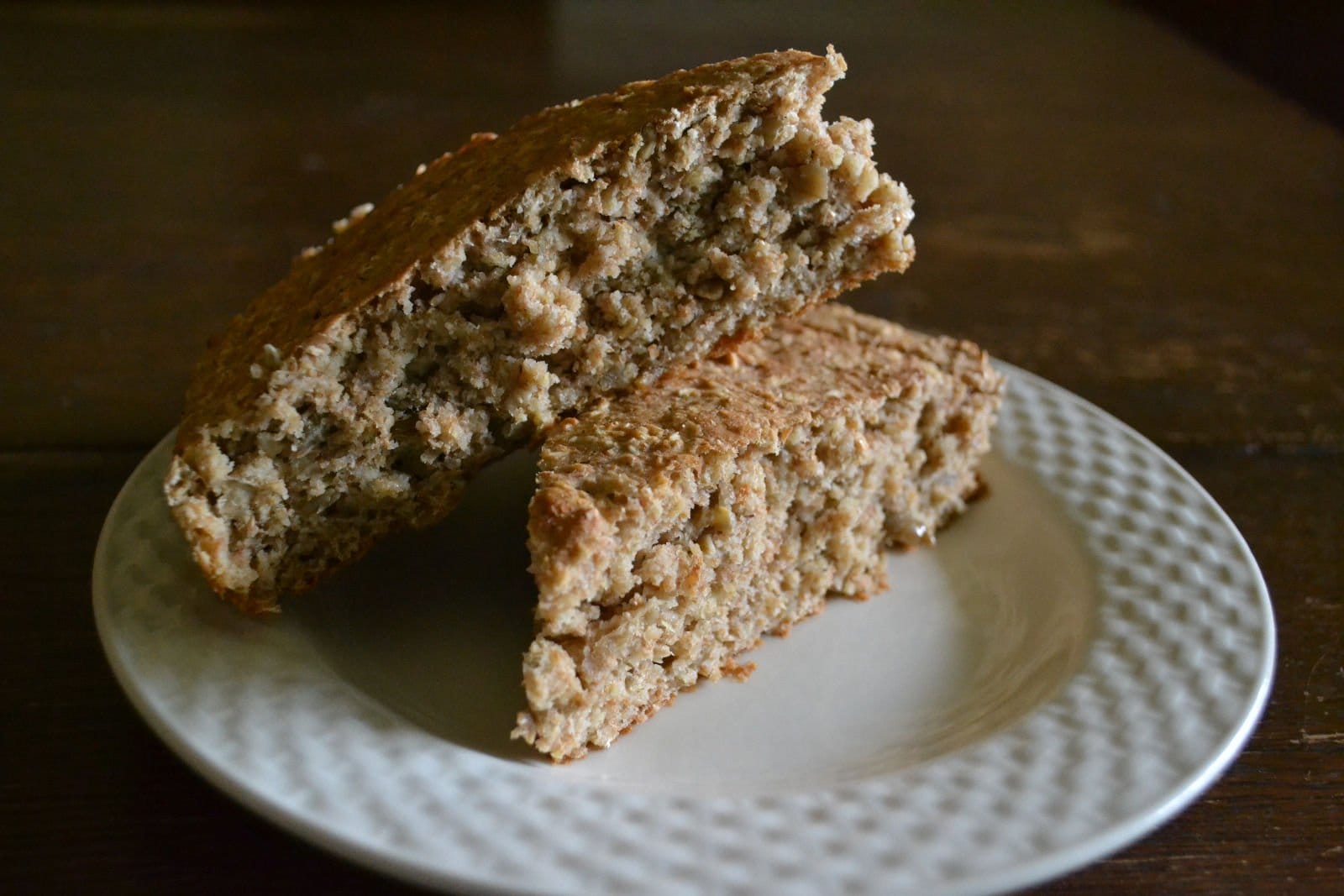 Oat Quickbread With Sunflower Seeds and Flax