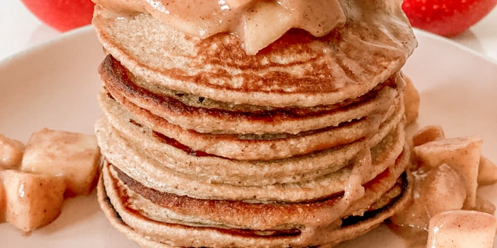 Vegan Apple Cinnamon Pancakes