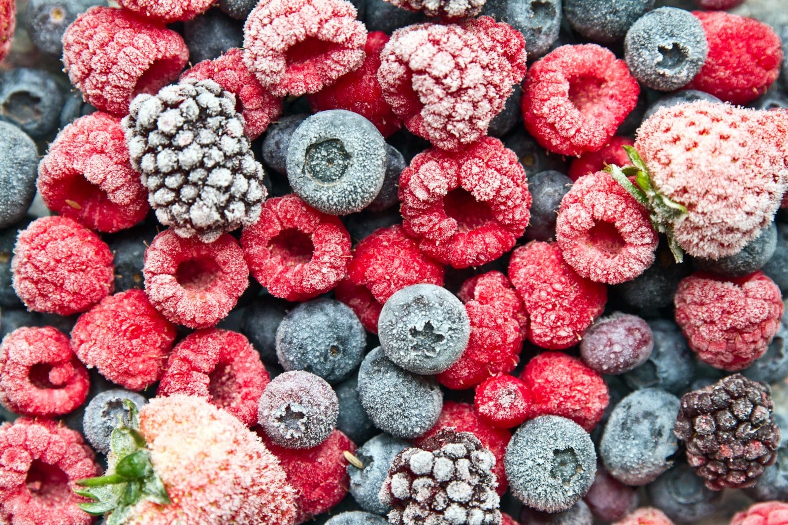Frozen berries of all kinds